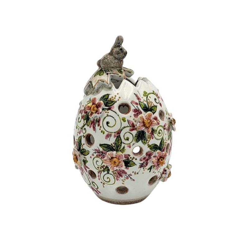 Charming Ceramic Egg with Bunny | Ardsley Barrett